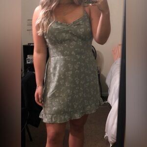 Abercrombie & Fitch Sage Floral Mini Dress